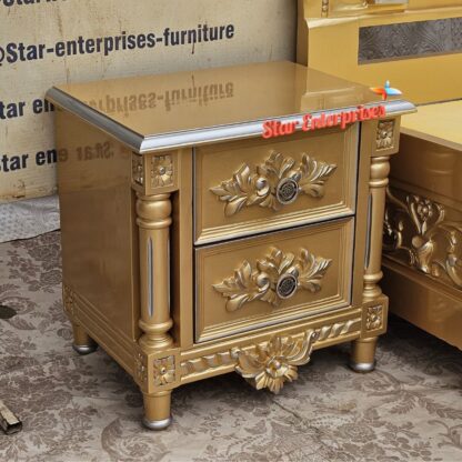 Star Enterprises Wooden Luxury Bedside Table BDSD-051 - Image 3