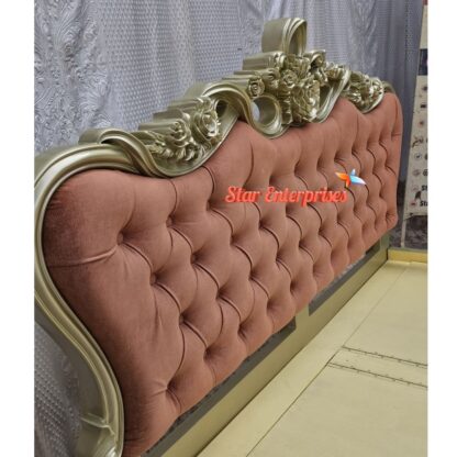 Star Enterprises Wooden Luxury Classical Bed BD-0133 - Image 2