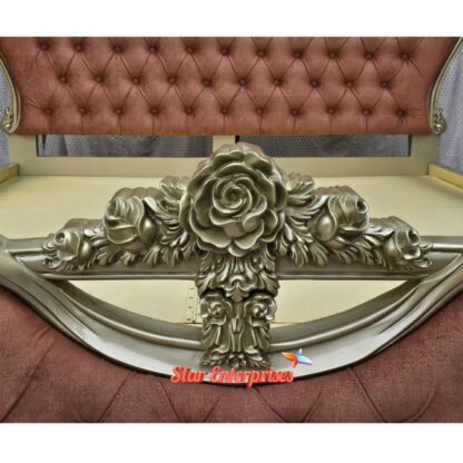 Star Enterprises Wooden Luxury Classical Bed BD-0133 - Image 5