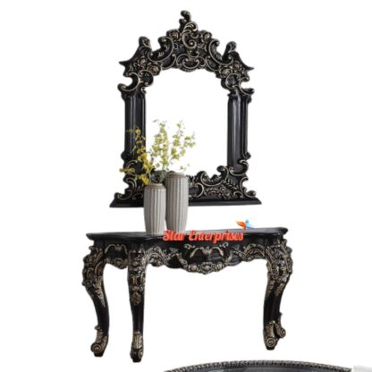 Star Enterprises Wooden Luxury Carved Console Table CNSL-068 - Image 2