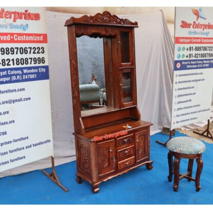 Star Enterprises Wooden Modern Style Dressing Table DRSR-044 - Image 2