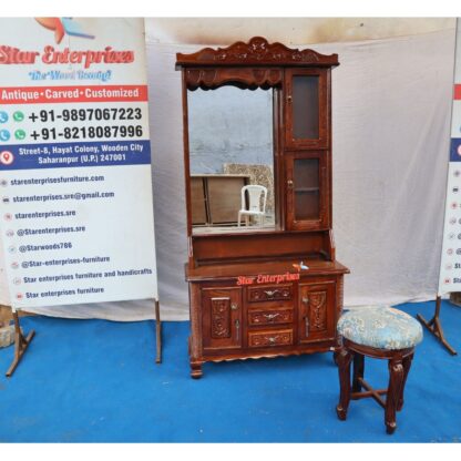 Star Enterprises Wooden Modern Style Dressing Table DRSR-044 - Image 3