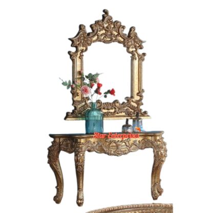 Star Enterprises Wooden Royal Carved Console Table CNSL-069 - Image 2