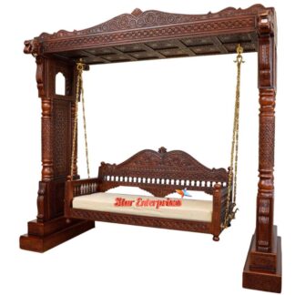 Wooden Royal Carved Indoor Swing