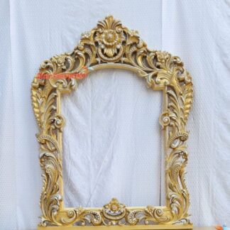 Wooden Royal Carved Mirror Frame