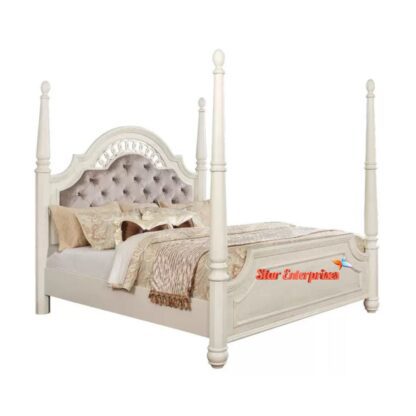 Star Enterprises Wooden Royal Four Poster Bed CNB-033 - Image 2