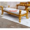 Star Enterprises Wooden Royal Gold Finish Bed Bench BDB-029 - Image 2
