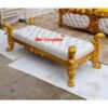 Star Enterprises Wooden Royal Gold Finish Bed Bench BDB-029 - Image 3