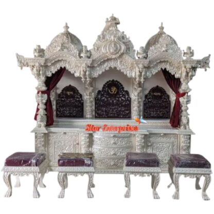Star Enterprises Wooden Royal Hand Carved Temple TMP-034 - Image 2
