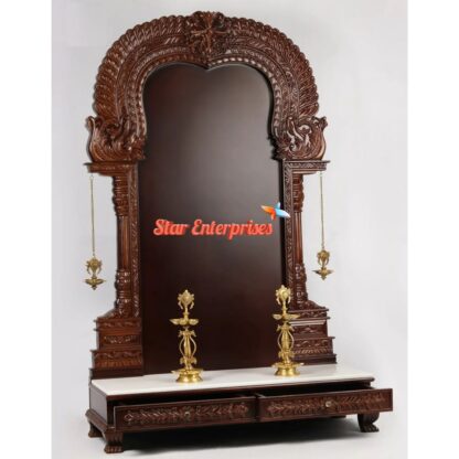 Star Enterprises Wooden Traditional Carved Temple TMP-039 - Image 3
