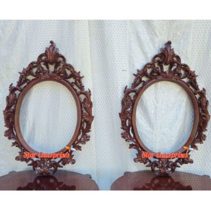 Star Enterprises Wooden Vintage Mirror Frame MF-049 - Image 2