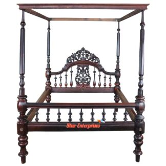 Antique Anglo Indian Four Poster Bed