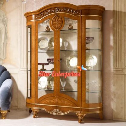 Star Enterprises Solid Wood Antique Crockery Unit CKR-032 - Image 3