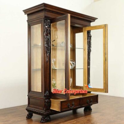 Star Enterprises Solid Wood Classic Crockery Unit CKR-040 - Image 3