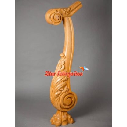 Solid Wood Designer Railing Pillar
