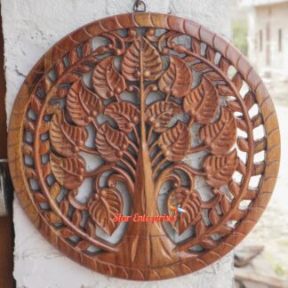Solid Wooden Hand Crafted Wall Decor Panel