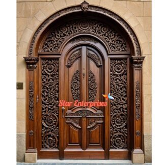 Teak Wood Antique carved Double Door