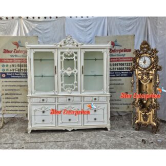 Teak Wood Luxury Crockery Cabinet