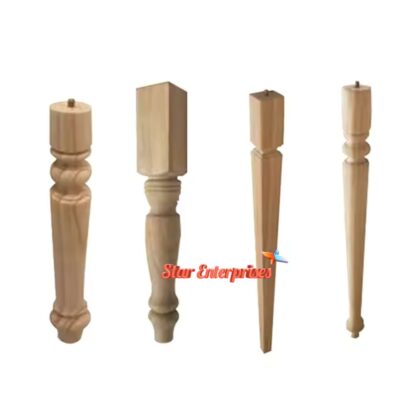 Star Enterprises Teak Wood Natural Polish Stair Pillars PIL-033 - Image 4