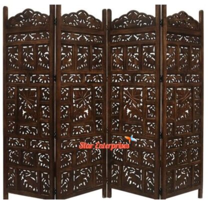 Star Enterprises Wooden Antique Carved Partition Screen PART-036 - Image 3
