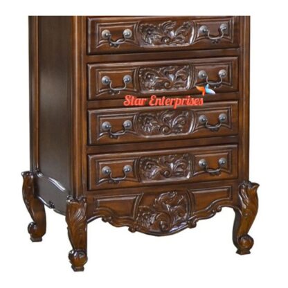 Star Enterprises Wooden Antique Chest of Drawers CHDR-038 - Image 2