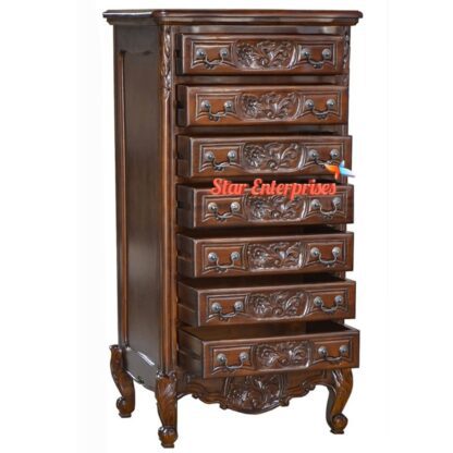 Star Enterprises Wooden Antique Chest of Drawers CHDR-038 - Image 3