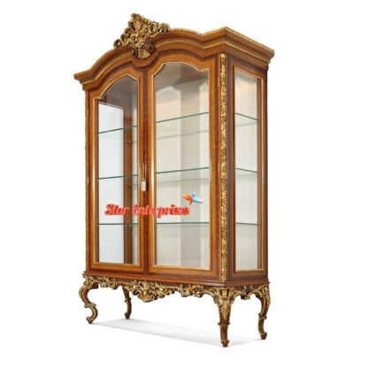 Star Enterprises Wooden Antique Crockery Cabinet CKR-038 - Image 2