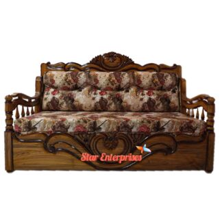 Wooden Antique Sofa Cum Bed