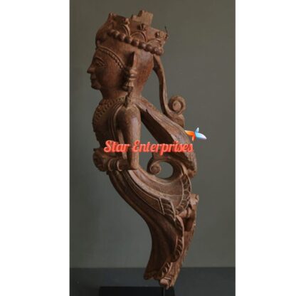 Star Enterprises Wooden Antique Traditional Carved Pillar PIL-037 - Image 3