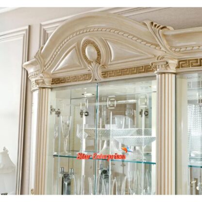 Star Enterprises Wooden Designer Crockery Cabinet CKR-047 - Image 2