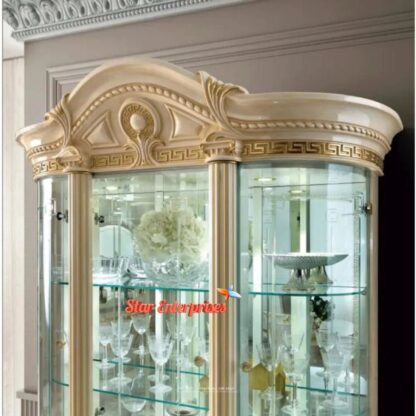 Star Enterprises Wooden Designer Crockery Cabinet CKR-047 - Image 3