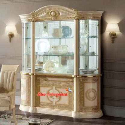 Wooden Designer Crockery Cabinet