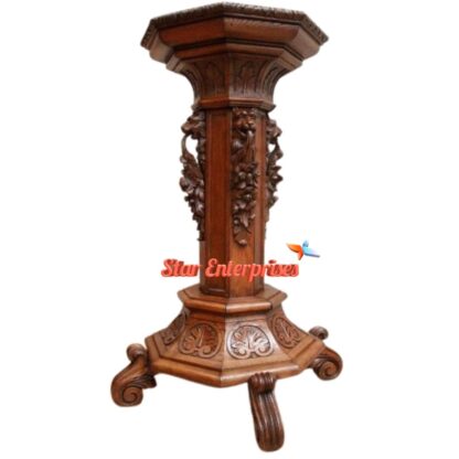 Star Enterprises Wooden Handcrafted Master Pillar PIL-041 - Image 2
