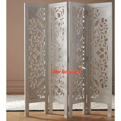 Wooden Handcrafted Room Partition Screen