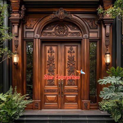 Wooden Luxury Carved Main Door