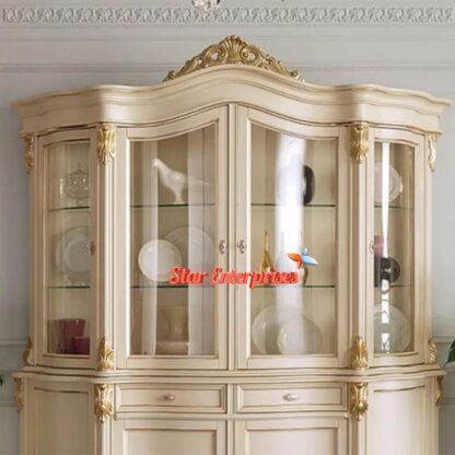 Star Enterprises Wooden Luxury Crockery Cabinet CKR-044 - Image 2