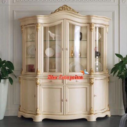Star Enterprises Wooden Luxury Crockery Cabinet CKR-044 - Image 3