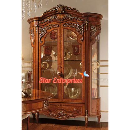 Star Enterprises Wooden Luxury Crockery Cabinet CKR-035 - Image 2