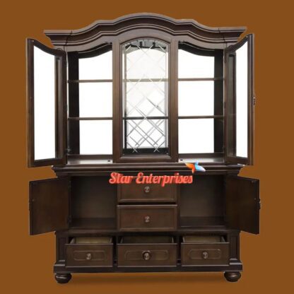 Star Enterprises Wooden Modern Style Crockery Unit CKR-043 - Image 3