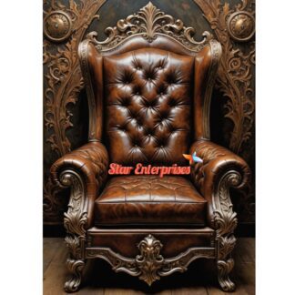 Wooden Regal Carved Majesty Chair