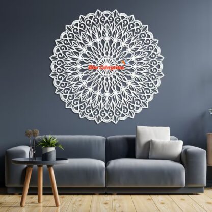 Star Enterprises Wooden Round Mandala Wall Art WD-021 - Image 4
