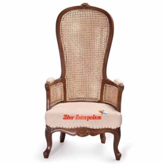 Wooden Royal Cane Majestic Chair