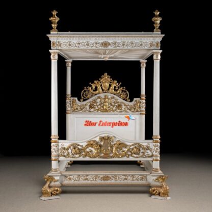 Wooden Royal Carved Poster Bed