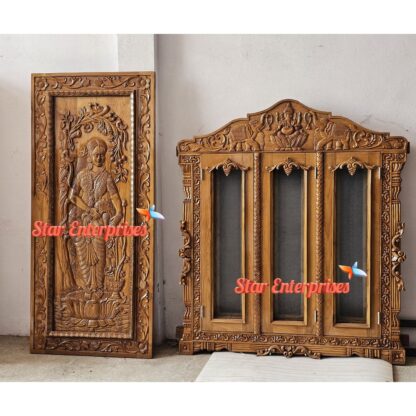 Star Enterprises Teak Wood 3D Carved Flush Door DR-061 - Image 3