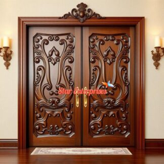 Teak Wood Antique Carved Door