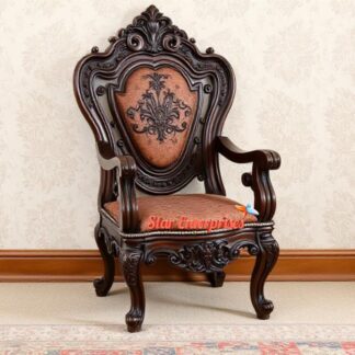 Teak Wood Antique Chair Design