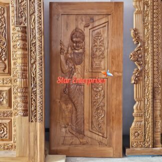 Teak Wood Handcrafted Door Design