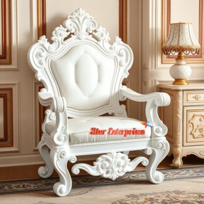 Star Enterprises Teak Wood Handcrafted Room Chair BDCH-077 - Image 4
