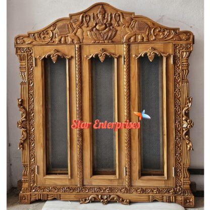 Star Enterprises Teak Wood Luxury Carved Window Design DR-059 - Image 3