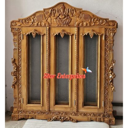 Star Enterprises Teak Wood Luxury Carved Window Design DR-059 - Image 4